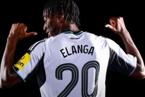 纽卡官方晒视频确认：新赛季伊兰加将身穿20号球衣