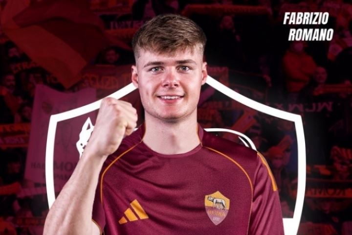 HWG！罗马诺：罗马租借前锋埃文-弗格森，买断选项4000万欧