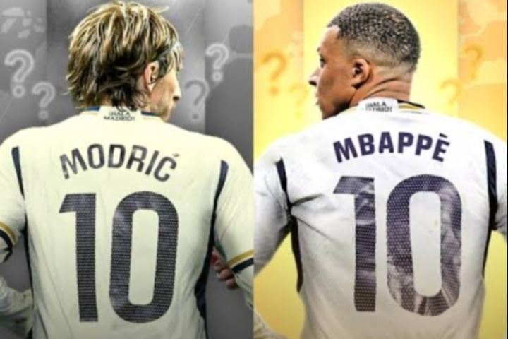 皇马新10号🌟队报：姆巴佩将接过莫德里奇留下的皇马10号球衣！